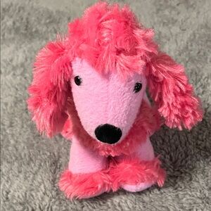 Manhattan Toy Company Plush Pink Poodle Dog Baby Voyagers 8 inches Stuffed
